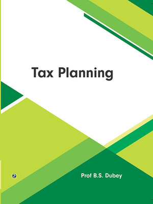 cover image of Tax Planning